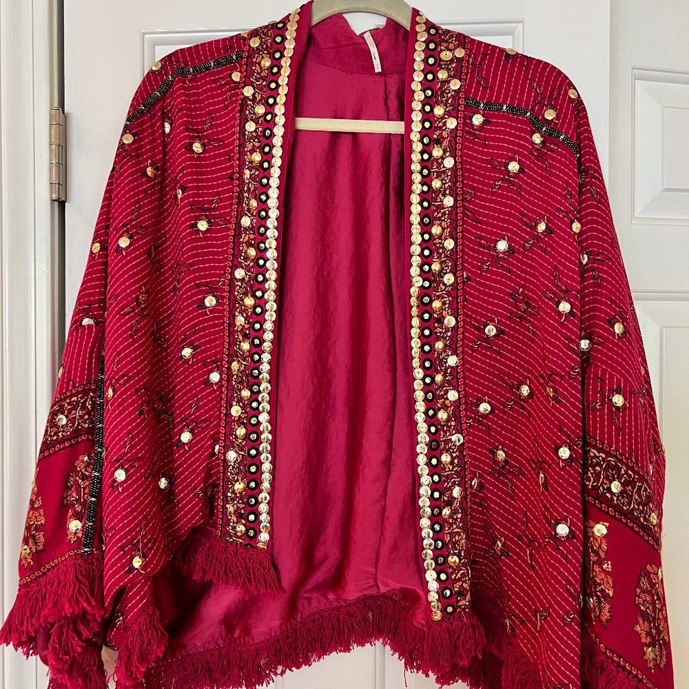 Free People Beaded Jacket